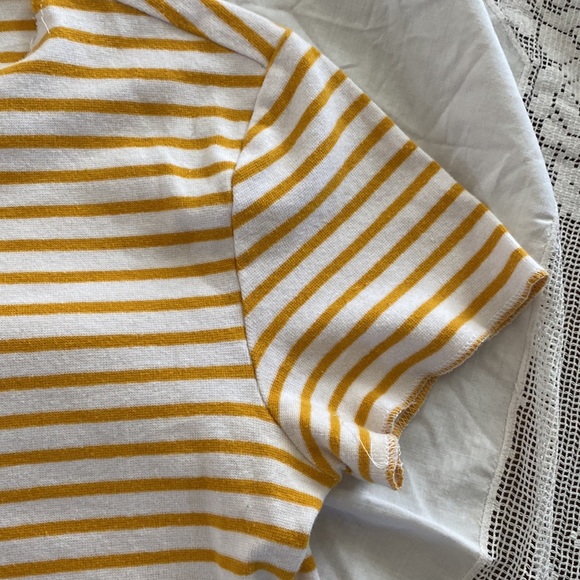 Zara stretch cotton crop top-Large - Picture 4 of 6